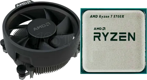 Photo de Processeur AMD Ryzen 7 5700X (4,6 Ghz) AM4 - Sans iGPU Version OEM (MPK)