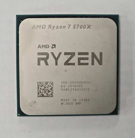 Photo de Processeur AMD Ryzen 7 5700X (4,6 Ghz) AM4 - Sans iGPU Version OEM (Tray) - S/N 9AMC338Q50015 - ID 221425