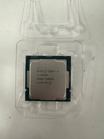 Photo de Processeur Intel Core i3-10100F (4,3 Ghz) LGA 1200 - Sans iGPU - SN U1G39T1800602 - ID 22479