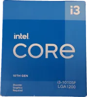 Photo de Processeur Intel Core i3-10105F Comet Lake (3,7Ghz) (Sans iGPU) - SN U2ND588302173 - ID 197789