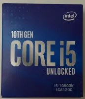 Photo de Processeur Intel Core i5-10600K Comet Lake (4,1Ghz) - SN U20K8U3402907 - ID 200825