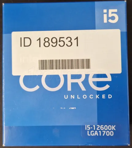 Photo de Processeur Intel Core i5-12600K Alder Lake-S (3,7Ghz) - SN U2JF254802741 // X205L817 - ID 189531