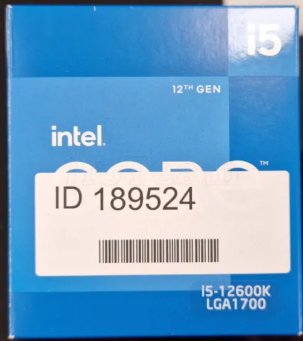 Photo de Processeur Intel Core i5-12600K Alder Lake-S (3,7Ghz) - SN U2WU876401382 // X212L350 - ID 189524