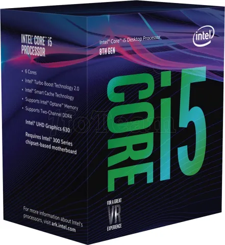 Photo de Processeur Intel Core i5-8600 Coffee Lake (3,1 Ghz)