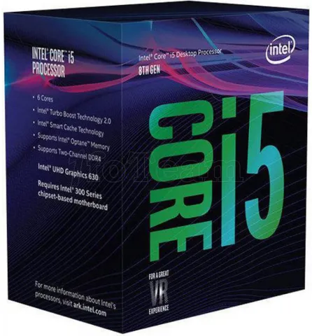 Photo de Processeur Intel Core i5-8600K Coffee Lake (3,6 Ghz)