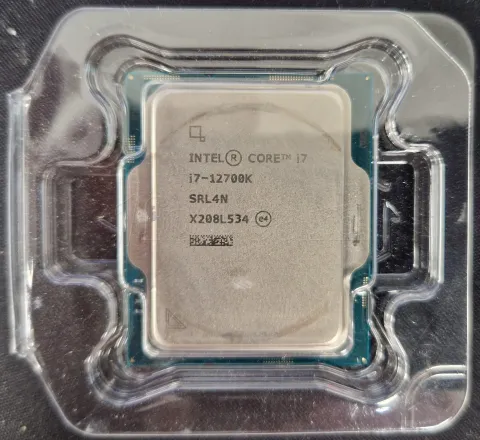 Photo de Processeur Intel Core i7-12700K Alder Lake-S (3,6Ghz) - SN U2HC453900148 // X208L534 - ID 189532