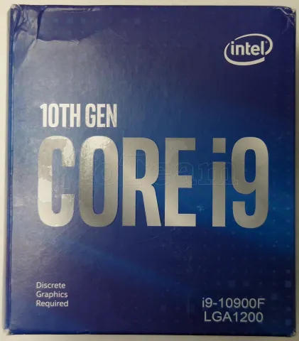 Photo de Processeur Intel Core i9-10900F Comet Lake (2,8 Ghz) (Sans iGPU) - SN U2R267T404179 - ID 200906