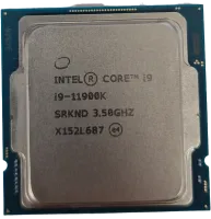 Photo de Processeur Intel Core i9-11900K Rocket Lake (3,5Ghz) Version OEM (Tray) - SN U1UM127102026 // X152L687 - ID 194646