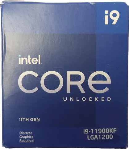 Photo de Processeur Intel Core i9-11900KF Rocket Lake (3,5Ghz) (Sans iGPU) - SN 812G4Y4601712 - ID 199003