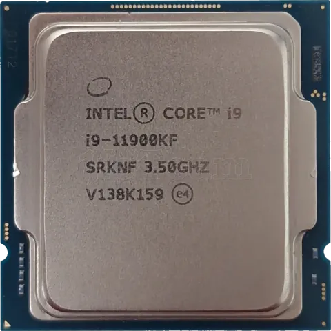 Photo de Processeur Intel Core i9-11900KF Rocket Lake (3,5Ghz) (Sans iGPU) - SN 812G4Y4601712 - ID 199003