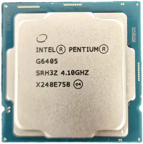 Photo de Processeur Intel Pentium G6405 Dual Core Gold (4,1 Ghz) - SN U2231MA800135 // X248E758 - ID 194668