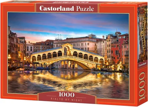 Photo de Puzzle Castorland - Rialto la nuit (1000 pièces)