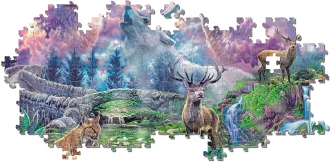 Photo de Puzzle Clementoni - Faune au clair de lune (3000 pièces)