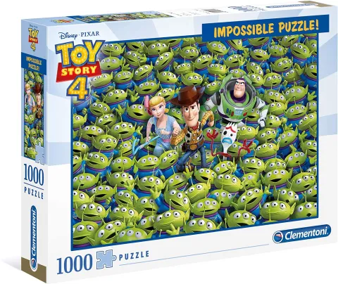 Photo de Puzzle Clementoni - Impossible Puzzle : Toy Story 4 (1000 pièces)