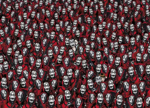 Photo de Puzzle Clementoni - La Casa del Papel (1000 pièces)