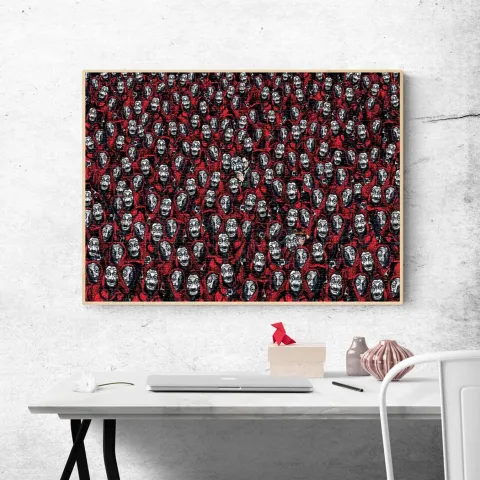 Photo de Puzzle Clementoni - La Casa del Papel (1000 pièces)