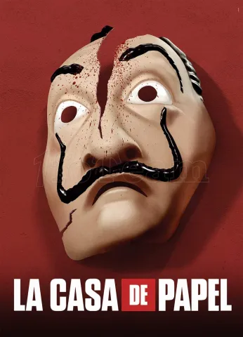 Photo de Puzzle Clementoni - La Casa del Papel : Masque (1000 pièces)