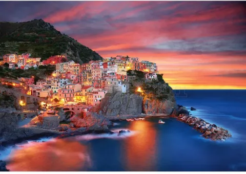 Photo de Puzzle Clementoni - Manarola (1000 pièces)