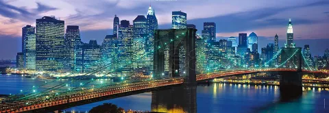 Photo de Puzzle Clementoni - Panorama : Pont de Brooklyn (1000 pièces)