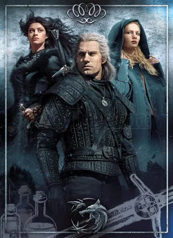 Photo de Puzzle Clementoni - The Witcher (1000 pièces)