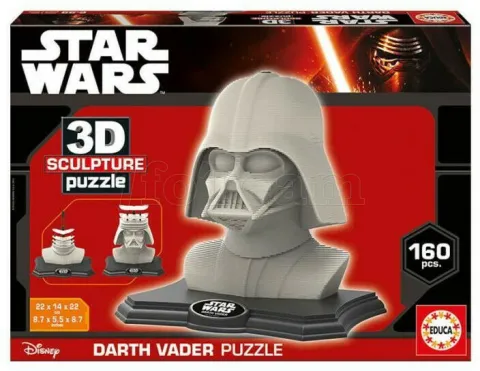 Photo de Puzzle Educa 3D - Darth Vader (160 pièces)