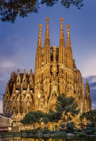 Photo de Puzzle Educa - Cathédrale Sagrada Familia, Barcelone (1000 pièces)