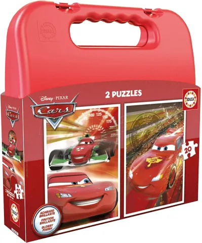 Photo de Puzzle Educa en mallette : Disney Cars (2x20 pièces)