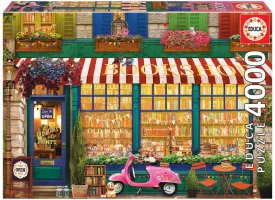 Photo de Puzzle Educa - Librairie Vintage (4000 pièces)