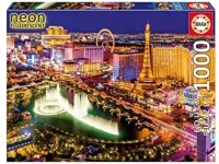 Photo de Puzzle Educa - Neon : Las Vegas (1000 pièces) Fluorescent