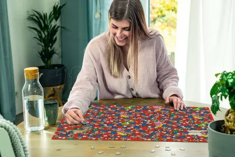 Photo de Puzzle Ravensburger - Challenge : Mario (1000 pièces)