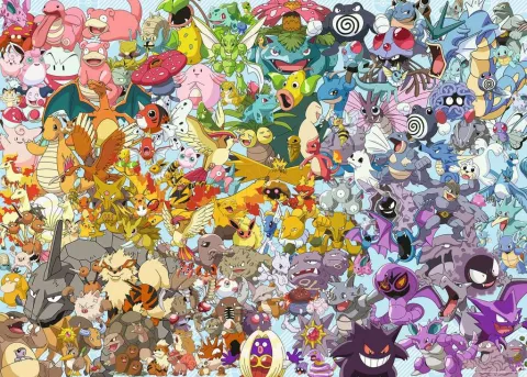 Photo de Puzzle Ravensburger - Challenge : Pokémon (1000 pièces)
