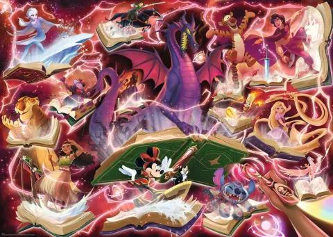 Photo de Puzzle Ravensburger - Disney Lorcana Rubis (1000 pièces)