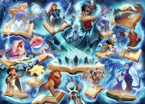 Photo de Puzzle Ravensburger - Disney Lorcana Saphir (1000 pièces)