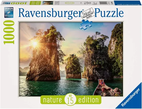 Photo de Puzzle Ravensburger - Lac de Cheow Lan (1000 pièces)