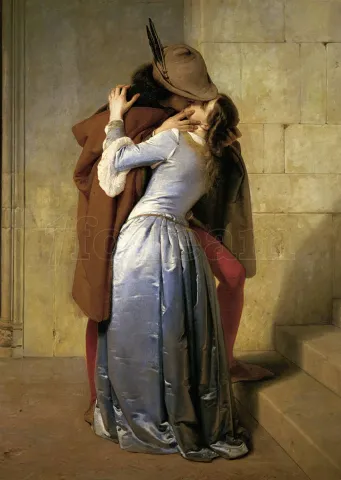 Photo de Puzzle Ravensburger - Le Baiser (Hayez) (1000 pièces)