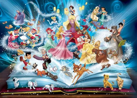 Photo de Puzzle Ravensburger - Le Livre Magique des Contes Disney (1500 pièces)
