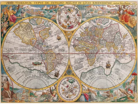 Photo de Puzzle Ravensburger - MappeMonde 1594 (1500 pièces)