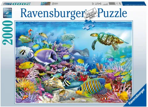 Photo de Puzzle Ravensburger - Recif de Corail Majestueux (2000 pièces)