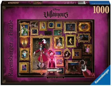 Photo de Puzzle Ravensburger Villainous : Capitaine Crochet (1000 pièces)