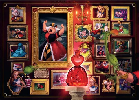 Photo de Puzzle Ravensburger Villainous : Reine de Coeur (1000 pièces)