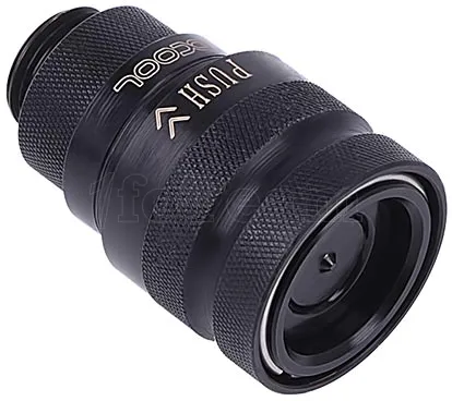 Photo de Raccord autobloquant Alphacool Eiszapfen Quick Release Femelle G1/4 (Noir)