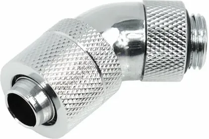 Photo de Raccord rotatif à 45° à compression pour G1/4 Alphacool HF (Argent)