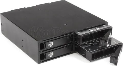Photo de Rack amovible 5,25" StarTech pour 4x disques durs S-ATA 2,5"