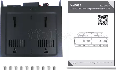 Photo de Rack Icy Dock FlexiDock MB014SP-B - 1x 5,25" pour 4x 2,5"