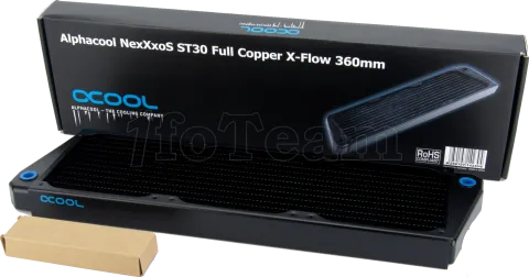 Photo de Radiateur pour Watercooling Alphacool NexXxoS ST30 X-Flow - 360mm (Noir)