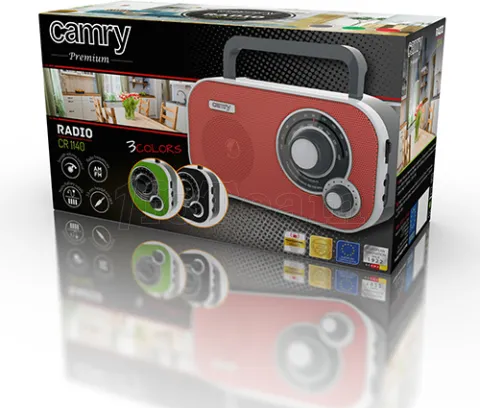 Photo de Radio Camry CR-1140R (Rouge)