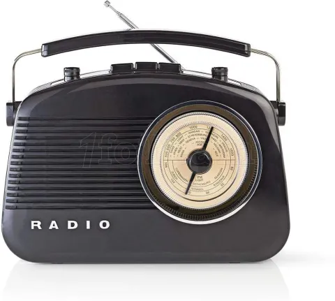 Photo de Radio FM Portable Nedis (Noir)