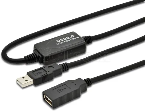 Photo de Rallonge USB 2.0 - 10m M/F amplifiée Digitus