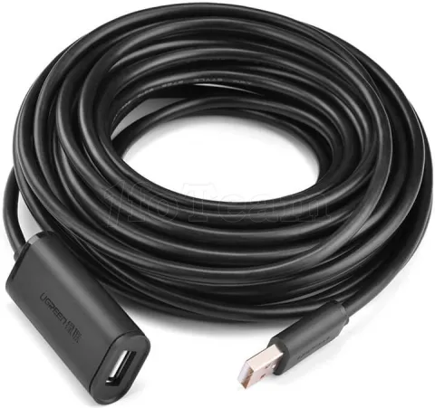 Photo de Rallonge USB Type A 2.0 uGreen - 10m M/F (Noir)