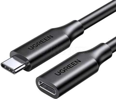 Photo de Rallonge USB Type C 3.0 uGreen - 1m M/F (Noir)